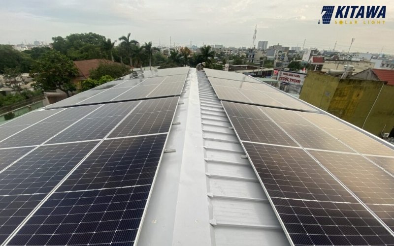 Hiệu quả sau khi lắp đặt hệ thống điện năng lượng mặt trời 23kW