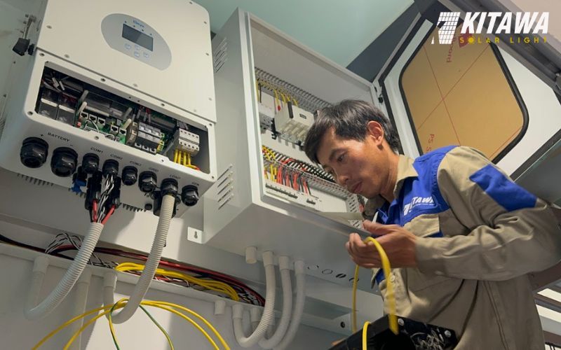 Kết nối hệ thống điện cho nhà anh Vỹ