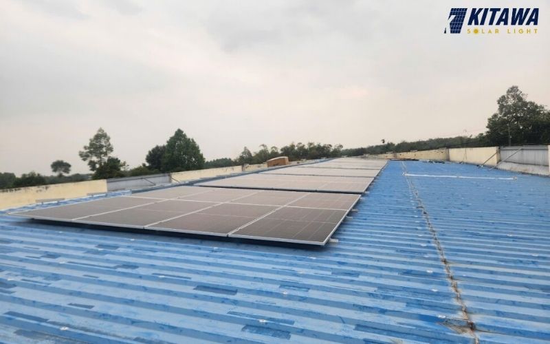 KITAWA hoàn thành dự án lắp điện năng lượng mặt trời 45kW cho anh Biên