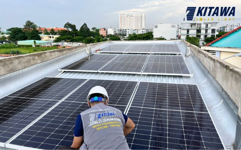 Kitawa lắp đặt hệ thống điện mặt trời 40kw