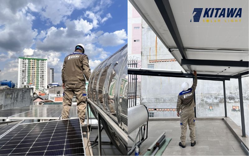 Ứng dụng thực tế của tấm pin năng lượng mặt trời Longi 615Wp