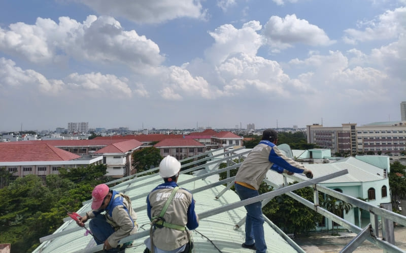 KITAWA thiết kế kỹ thuật và lựa chọn thiết bị phù hợp cho dự án lắp điện năng lượng mặt trời 15kW