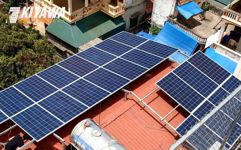 Kitawa lắp đặt hệ thống điện 5kw cho khách hàng