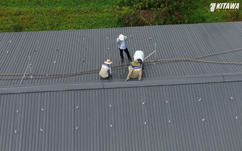 lắp đặt hệ thống điện mặt trời 80kw cho showroom ô tô