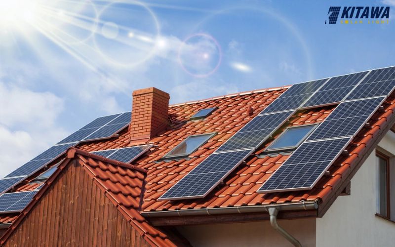 lắp đặt tấm pin mặt trời ở vị trí tối ưu hấp thụ ánh nắng