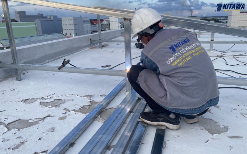 lắp điện mặt trời áp mái 5kW