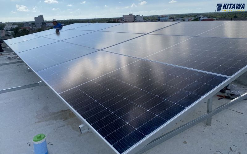 lắp điện mặt trời áp mái 5kW