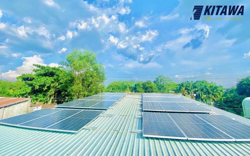 hệ thống điện mặt trời 40kW hòa lưới 3 pha