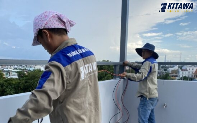 Lắp đặt hệ thống điện mặt trời 23kW cho nhà xưởng anh Chinh