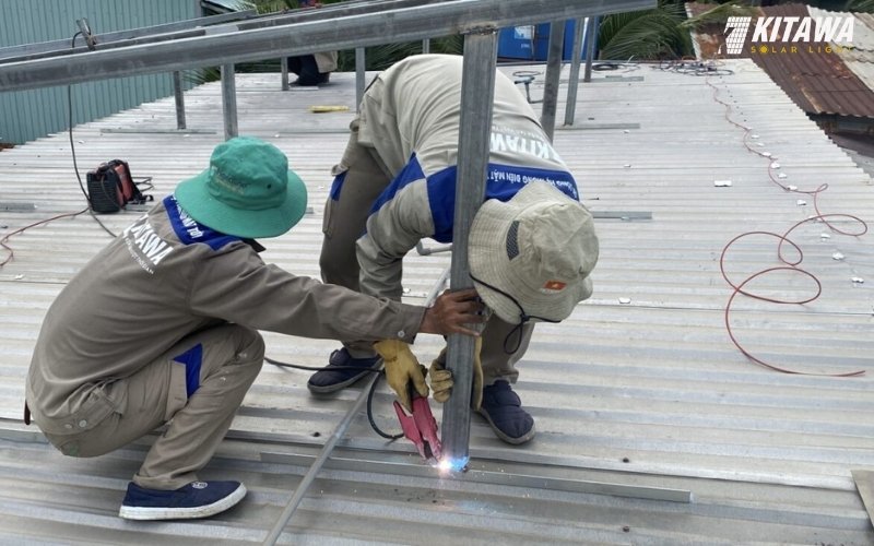 Lắp đặt hệ thống điện năng lượng mặt trời 11kW