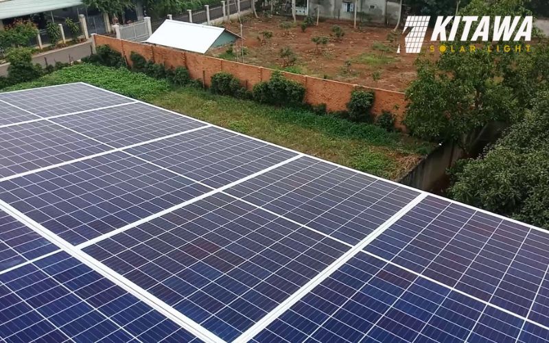 lắp đặt điện mặt trời áp mái 5kw