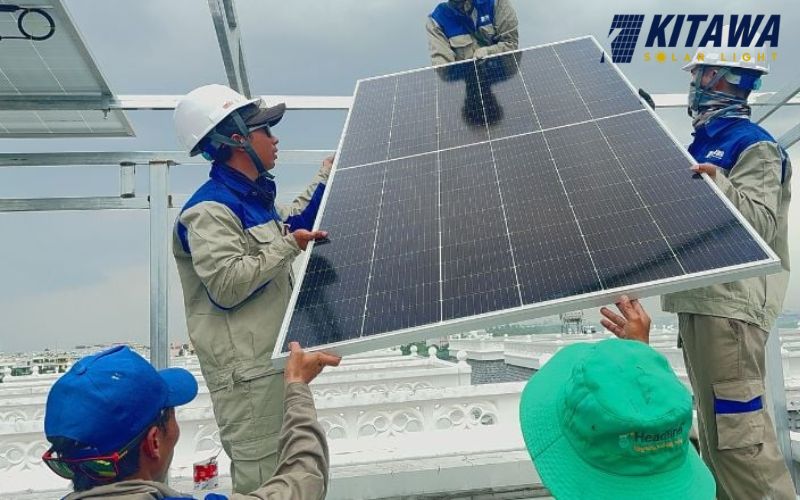 lựa chọn vị trí lắp đặt tấm pin