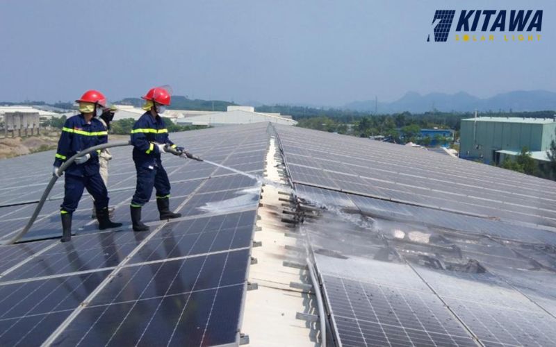 PCCC cho hệ thống điện mặt trời mái nhà