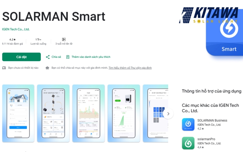 Phần mềm giám sát Solarman