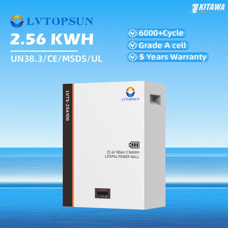 pin lưu trữ lithium lvtopsun 25.6v 100ah