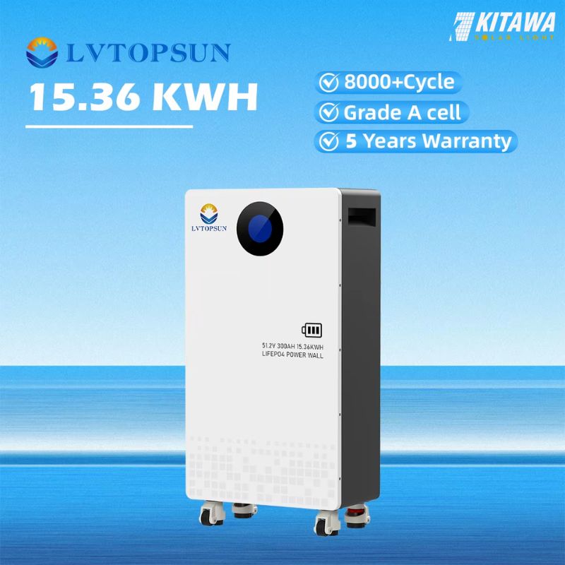 pin lưu trữ lithium lvtopsun 51.2v 300ah