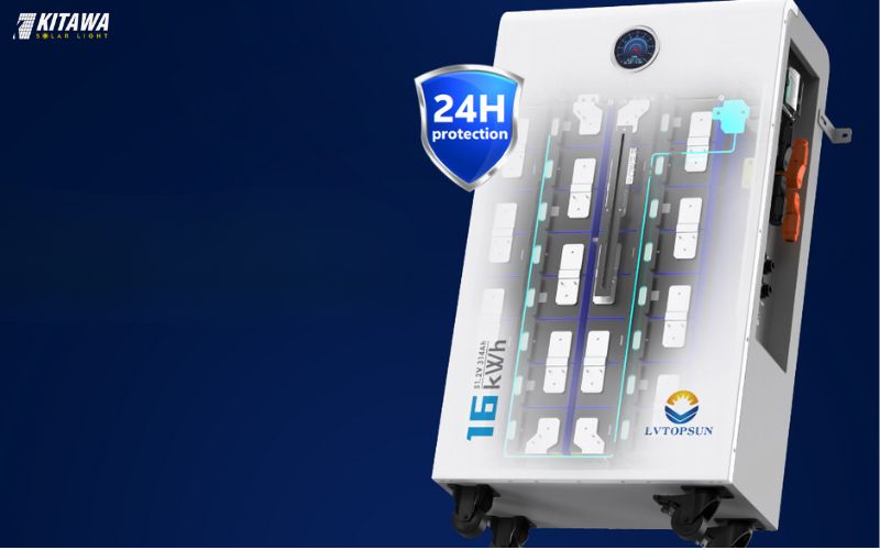 pin lưu trữ lithium lvtopsun 51.2v 314ah