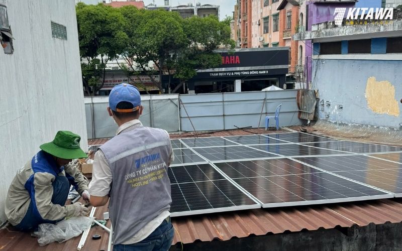 Sản lượng của hệ thống điện mặt trời 5kW cho mỗi tháng