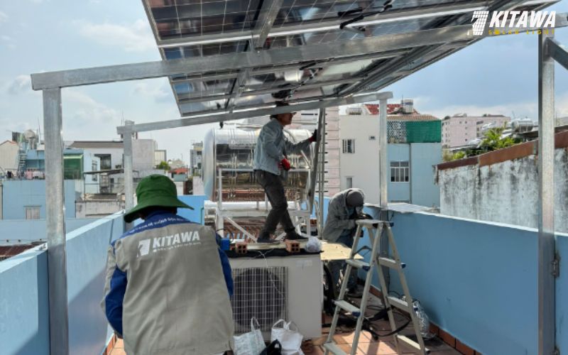 Sản lượng điện tạo ra hàng ngày khi lắp hệ thống điện mặt trời 8kWp