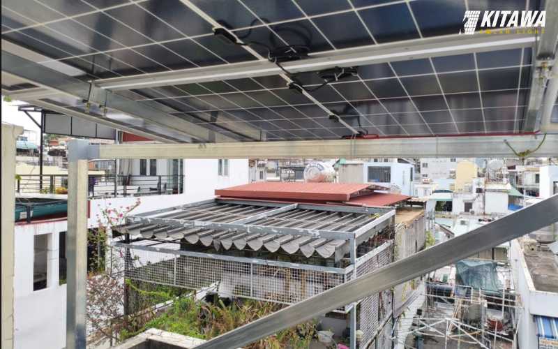 Sản lượng điện tạo ra hằng tháng cho hệ điện năng lượng mặt trời 9kW