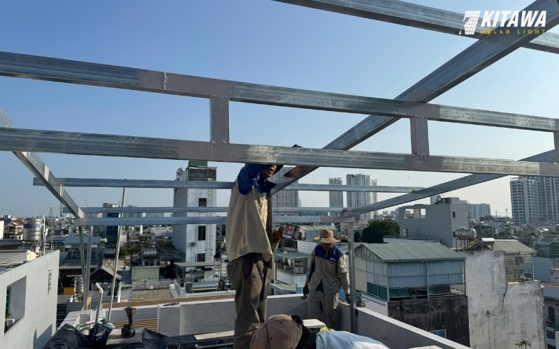 Sản lượng điện trung bình của hệ thống điện mặt trời 4kW