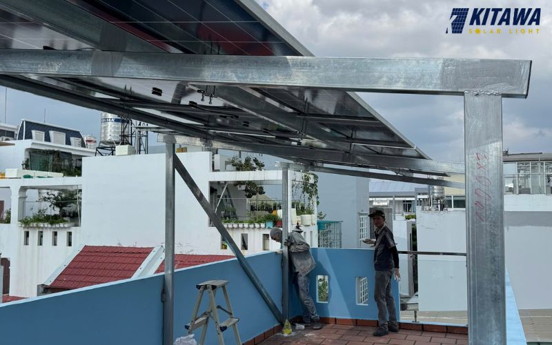 Thông tin tổng quan dự án lắp hệ thống điện mặt trời 8kWp