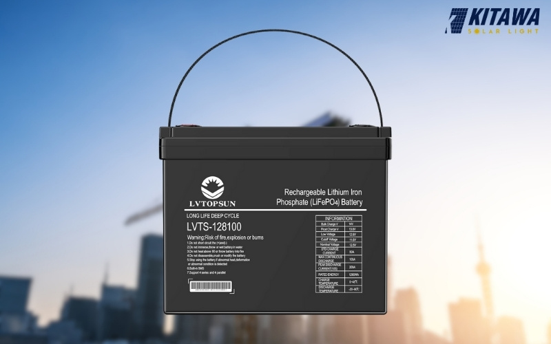 Ứng dụng của pin lưu trữ Lithium LVTOPSUN 12.8V 100AH