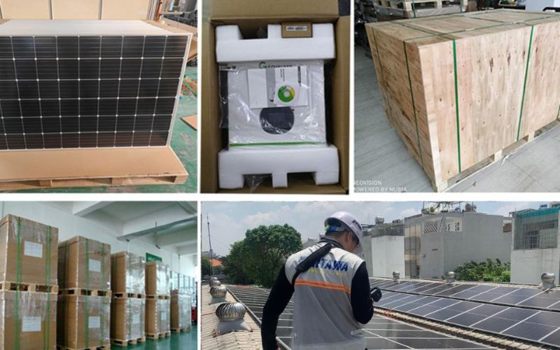 Vật tư lắp đặt điện mặt trời