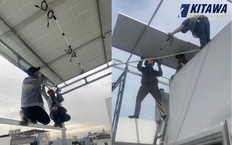 lắp đặt hệ thống điện hybrid 16kw