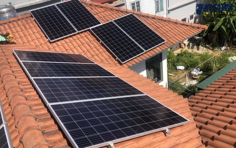 yêu cầu kỹ thuật khi lắp đặt tấm pin