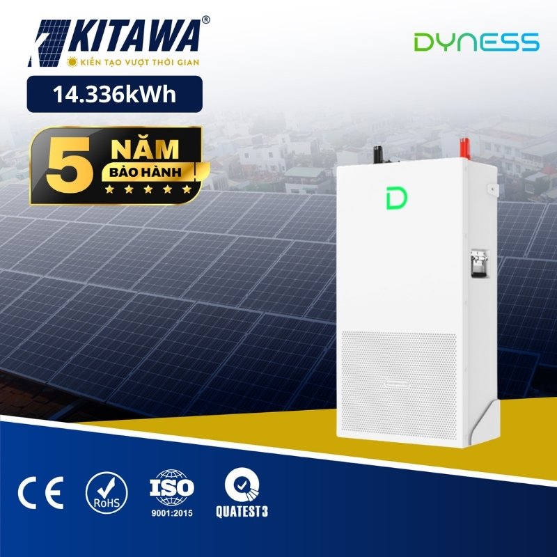 Pin lưu trữ Lithium Dyness 14.336kWh Chính Hãng | Power Brick PRO