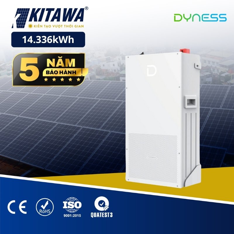 Pin lưu trữ Lithium Dyness 14.336kWh Chính Hãng | Power Brick