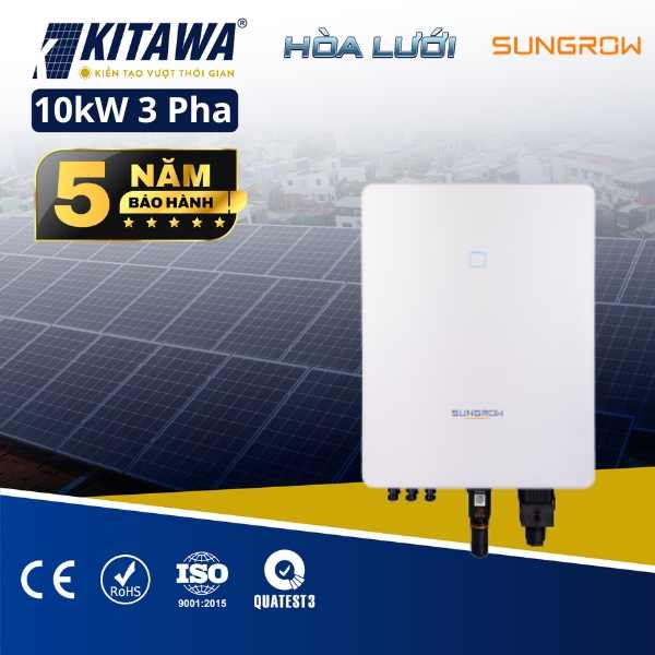 Inverter Hòa Lưới SUNGROW 10kW 3 Pha 3 MPPT Chính Hãng