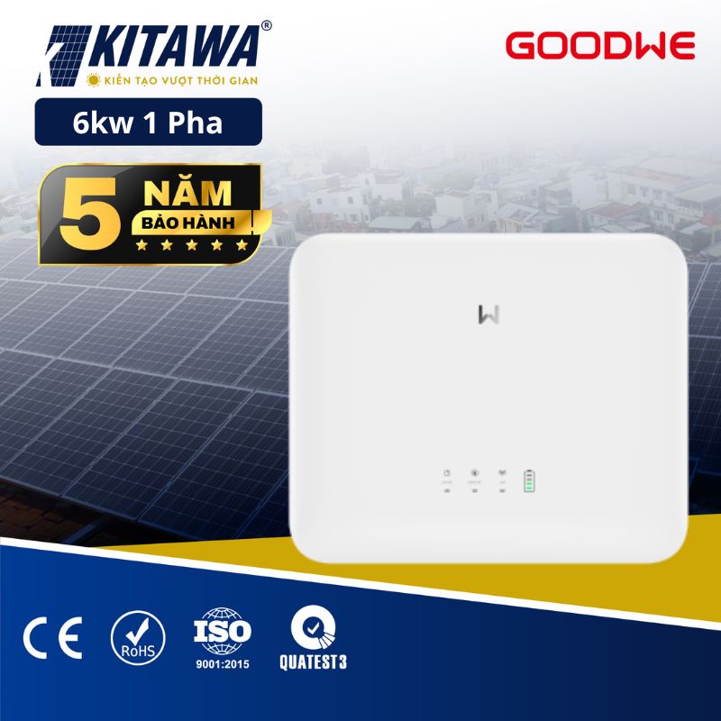 Inverter Hybrid Goodwe 6kw 1 Pha GW6000-ES-20 (Áp thấp)