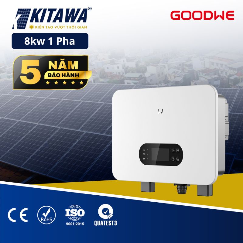 Inverter hybrid Goodwe 8kw 1 Pha GW8000-ES-C10 (Áp thấp)