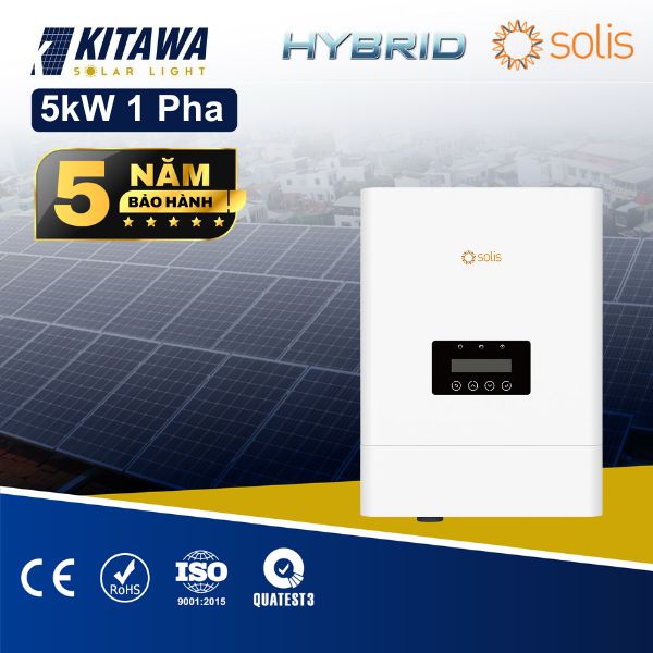 Inverter Solis 5kW 1 Pha Lite Hybrid Cao Cấp Chính Hãng