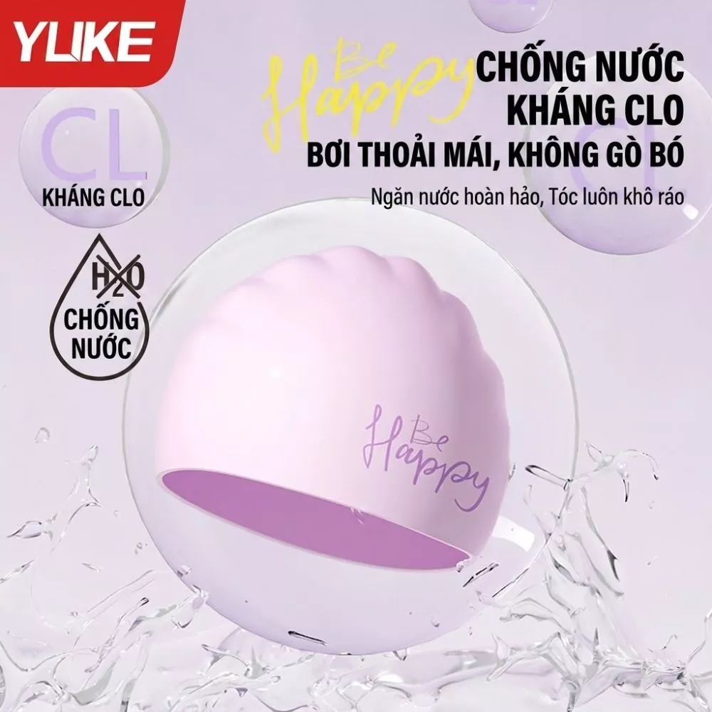 Mũ bơi chống nước silocon YUKE GJ008