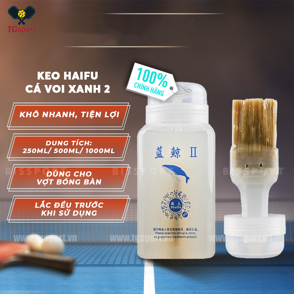 Keo dán vợt bóng bàn Haifu Whale II 2026