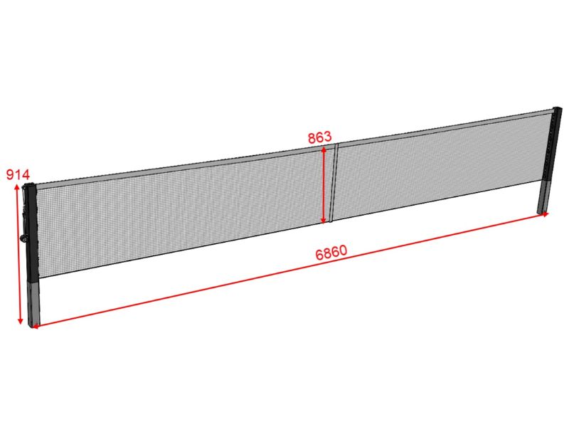 Trụ Pickleball thi đấu Vifa303705-P