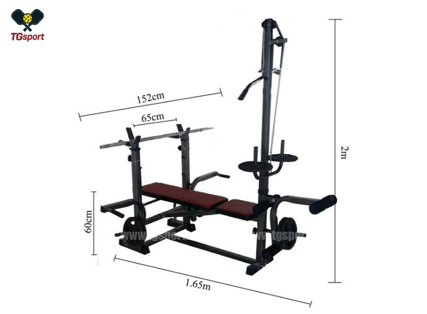 Ghế tập tạ đa năng XUKI 2026