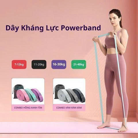Dây Kháng Lực Toàn Thân REXO KL1625 Powerband