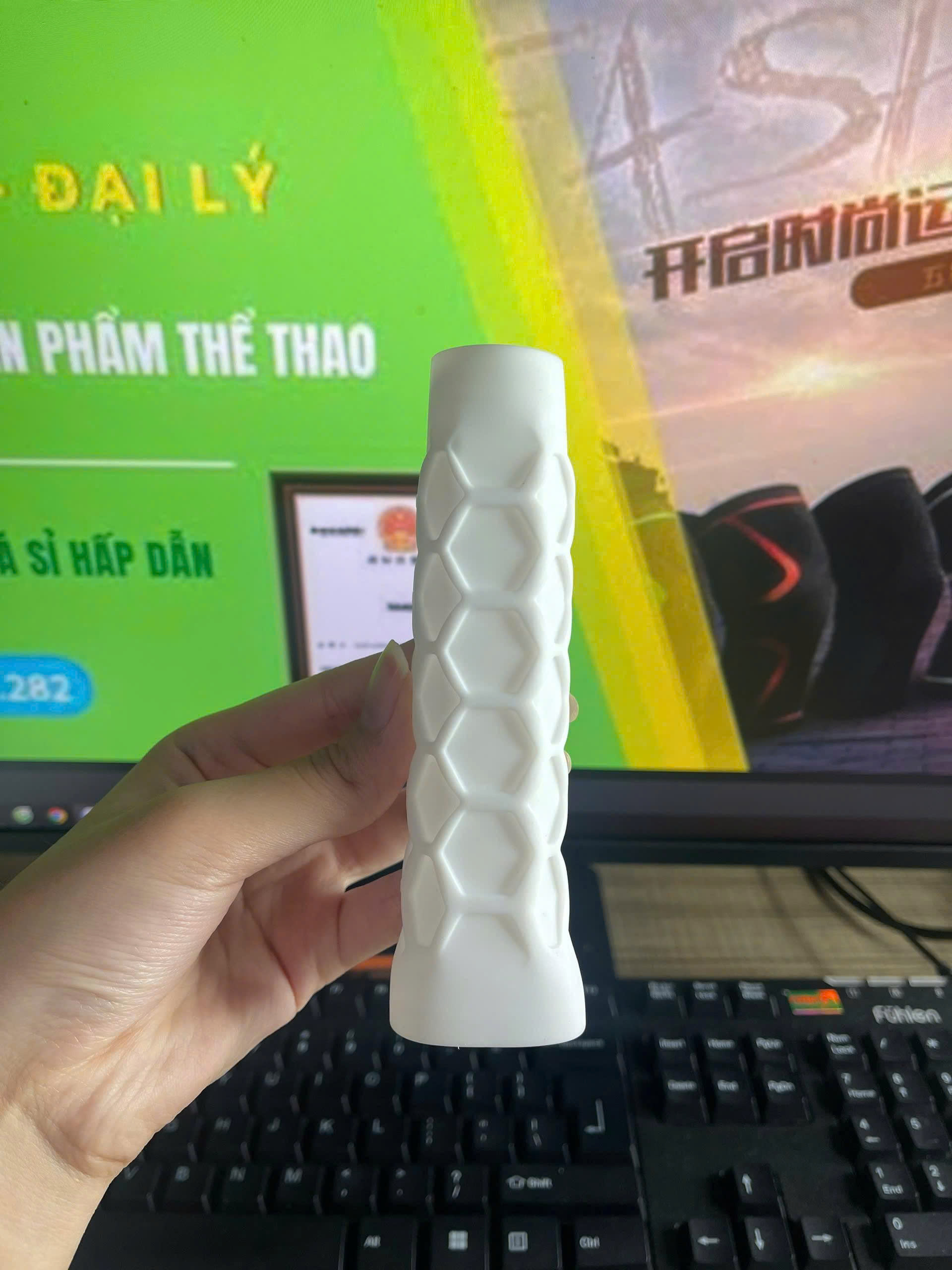 Bọc cán vợt Pickleball HEX GRIP silicon cao cấp