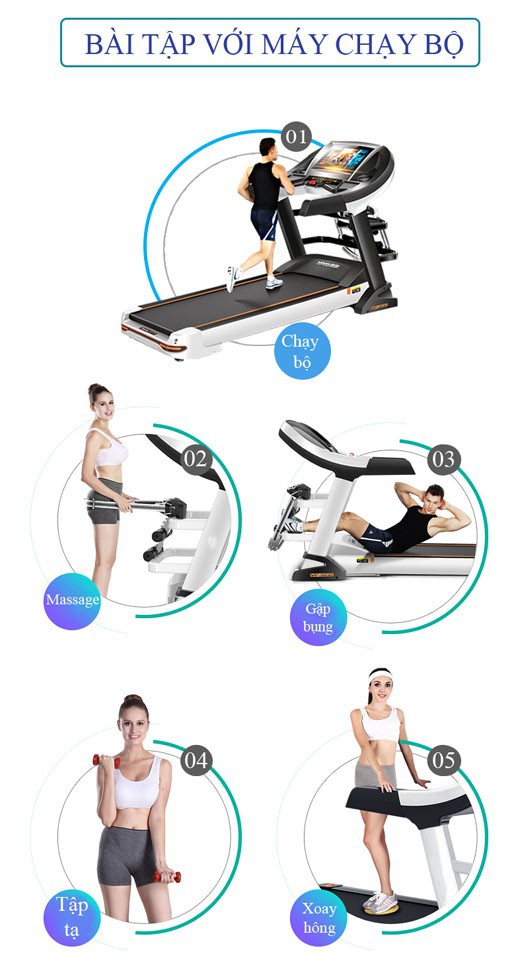 Máy chạy bộ điện HQ 9600