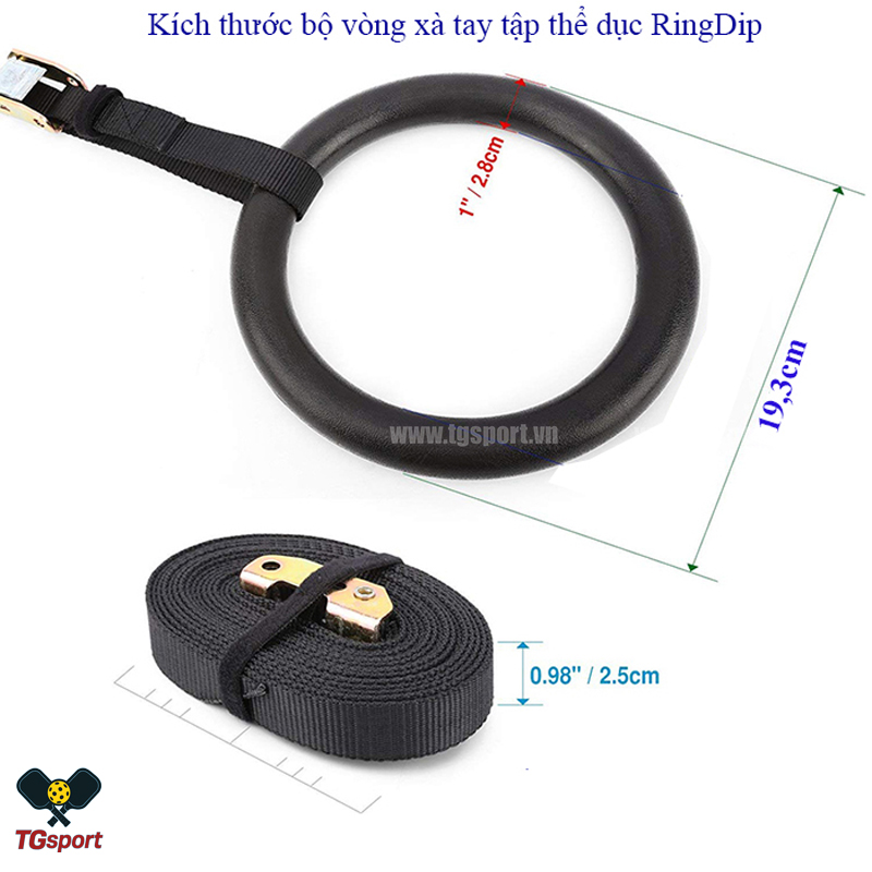 Bộ vòng xà tay tập thể dục Ring Dip