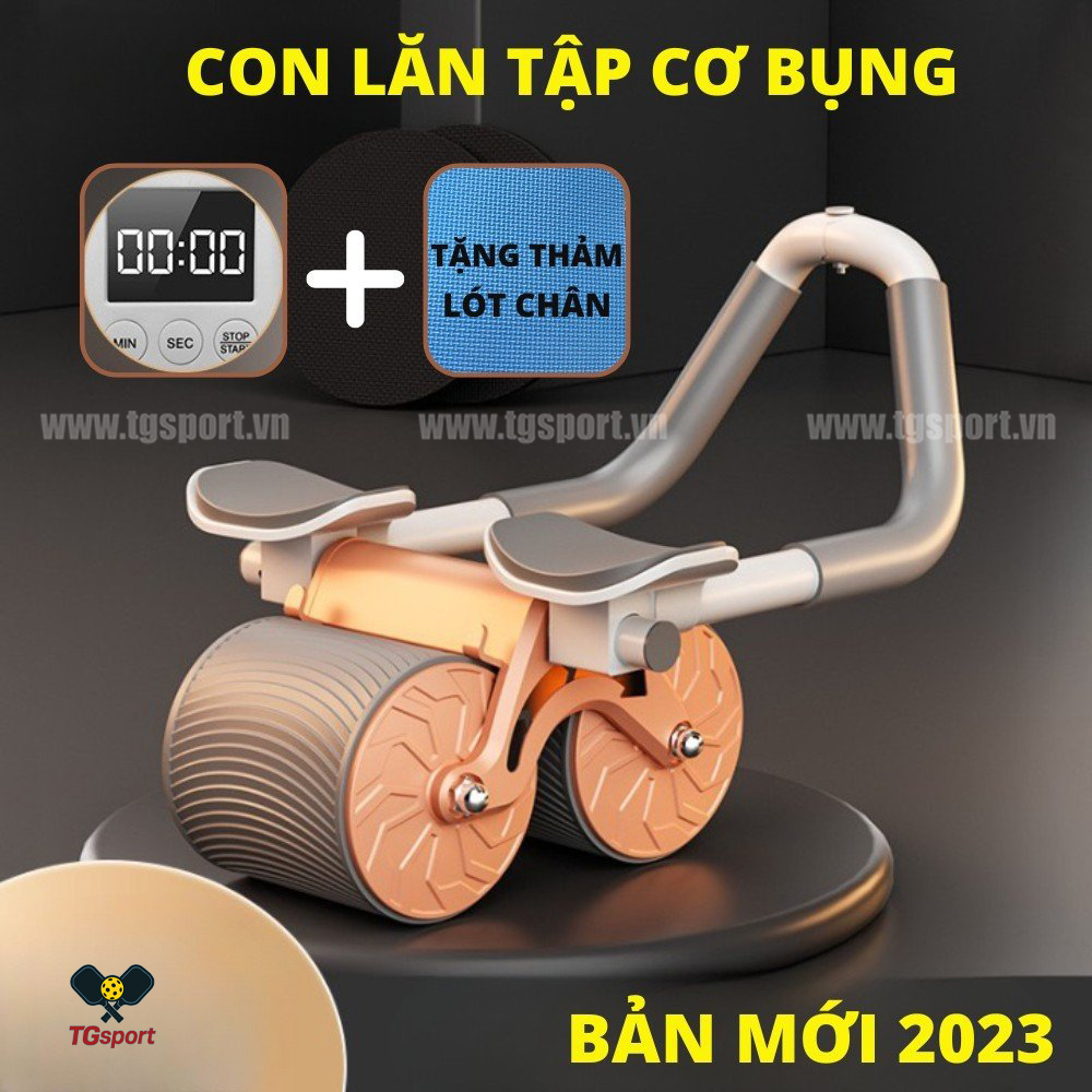 Con lăn tập bụng 2 bánh trợ lực