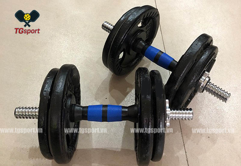 Đòn Tạ Tay 35cm bọc cao su nhập khẩu XD01