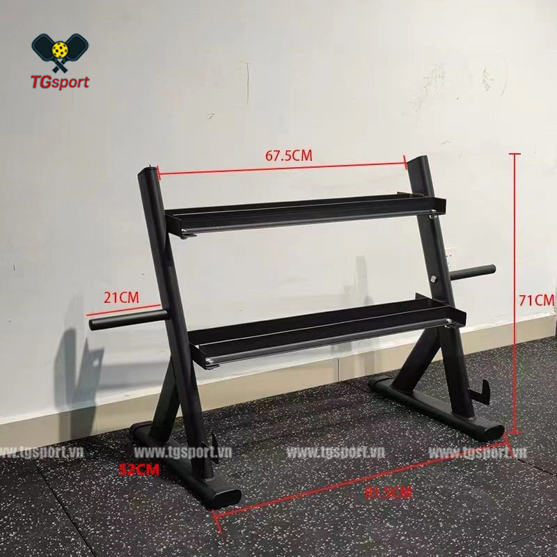 Giá để tạ tầng 2 tầng 3 in 1