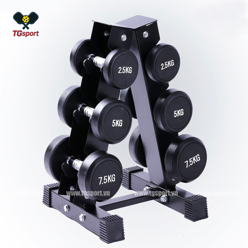 Giá để tạ chữ A 3 đôi tạ