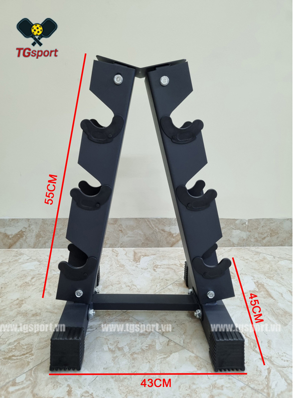 Giá để tạ chữ A 3 đôi tạ