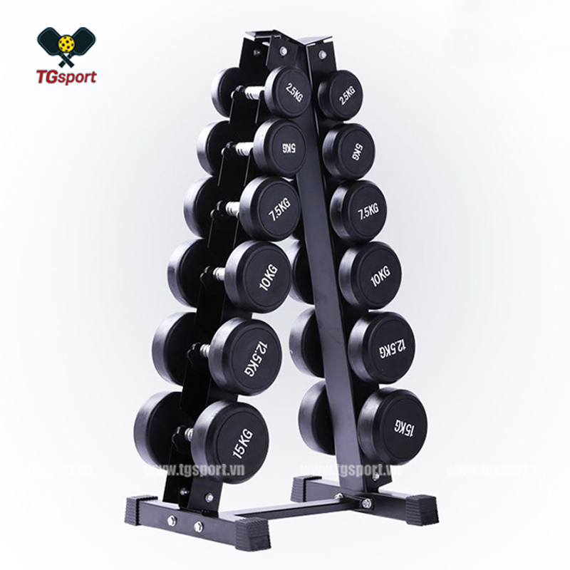 Giá để tạ chữ A 6 đôi tạ